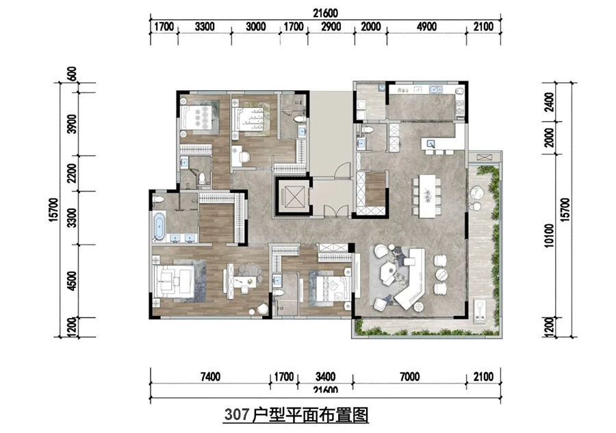 融創(chuàng)國(guó)賓雅集戶型圖