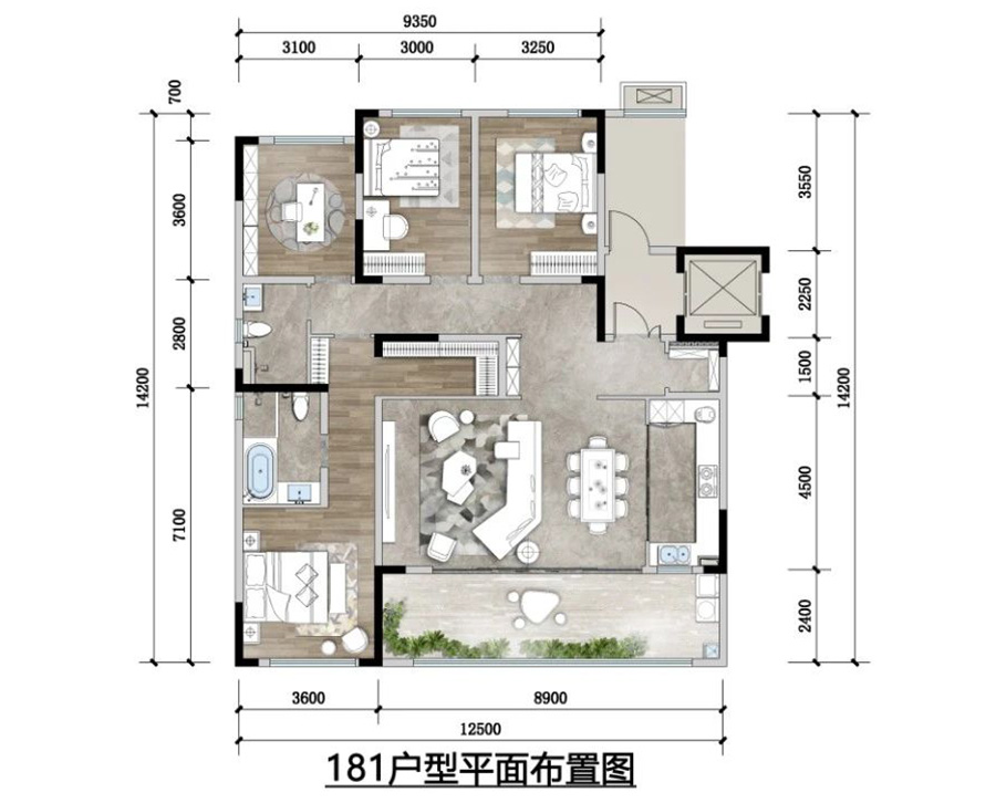 融創(chuàng)國(guó)賓雅集戶型圖