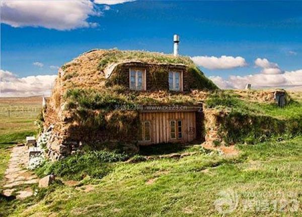 冰島傳統的小屋