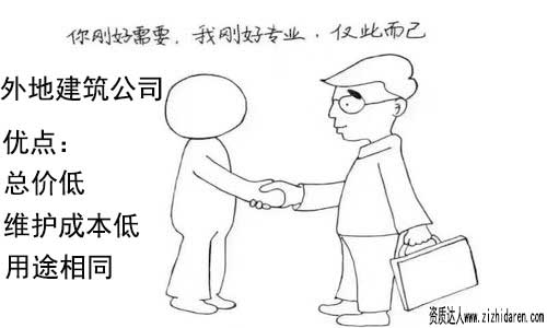 買外地建筑公司：花錢買建筑三級(jí)公司流程和注意事項(xiàng)，由于建筑公司資質(zhì)全國通用，購買外地的建筑資質(zhì)，只需要拿到本省建設(shè)廳去做一個(gè)備案既可以使用，從價(jià)格方面來說，成本會(huì)節(jié)約不少，但要提前了解辦理的流程及注意事項(xiàng)。